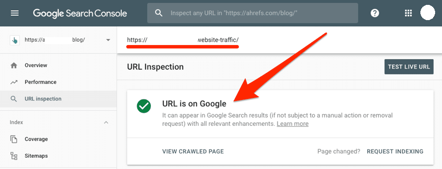 url-is-on-google-search-console