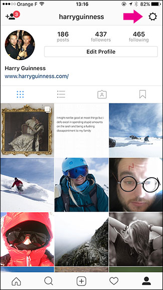 instagram marketing through images