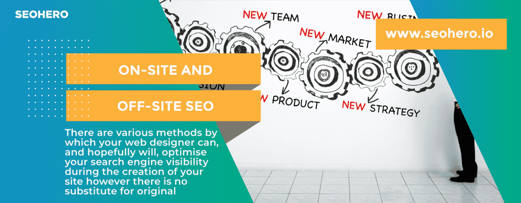 what is on site and off site seo